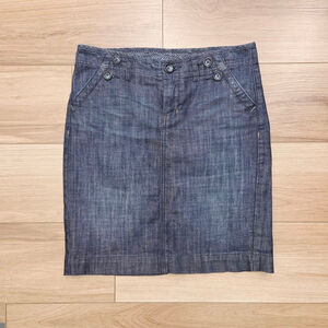 Women's Gap Limited Edition Denim Skirt Size 4 Blue